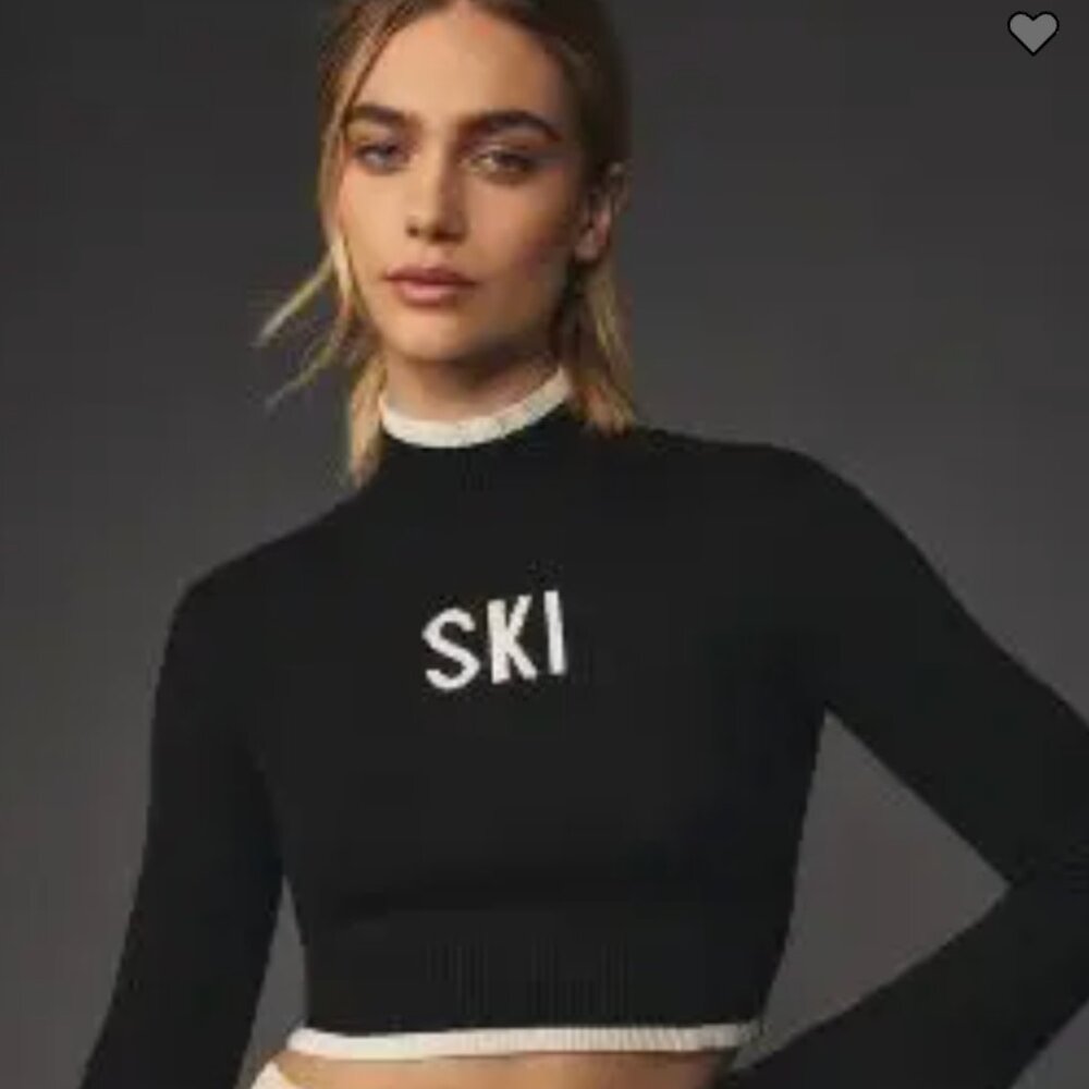 Years Of Ours - Knit ski cropped sweater